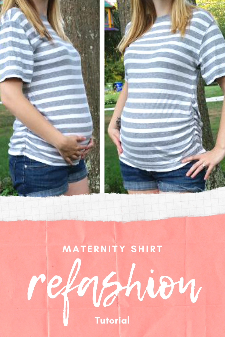 maternity shirt diy