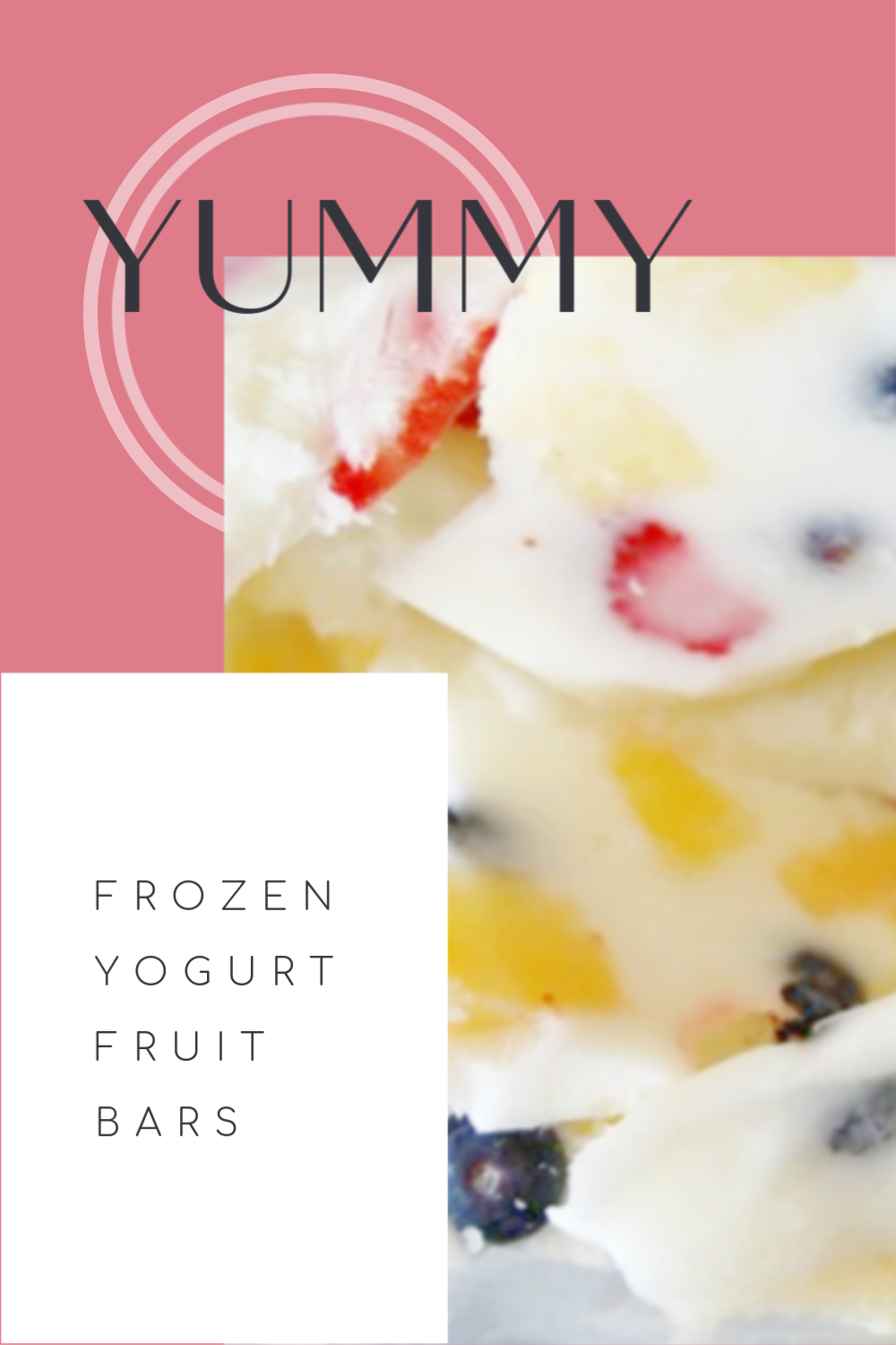 frozen yogurt fruit bar