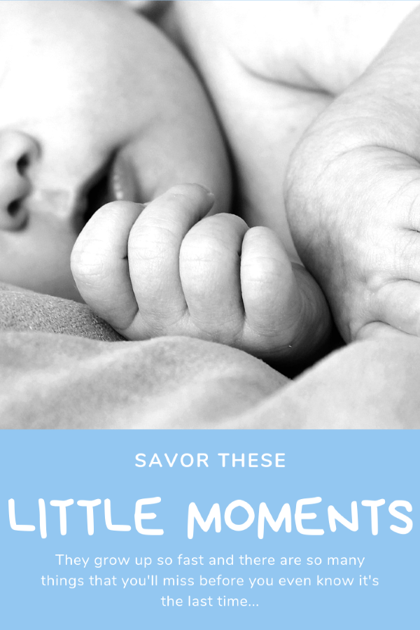 Savor the moments with your little one before the chapter is over.