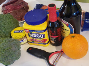 orange beef stir fry