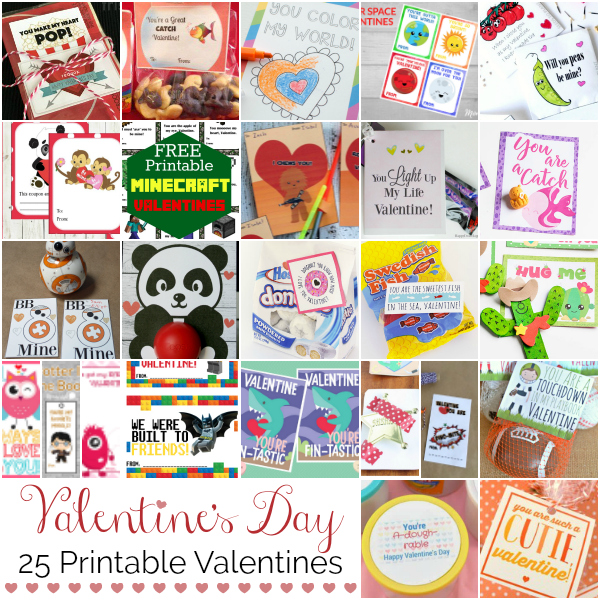 valentine's day printable valentines