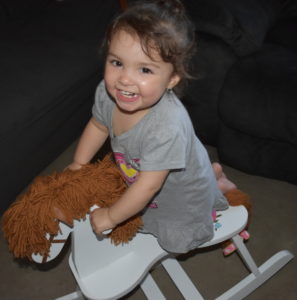 storkcraft wooden rocking horse