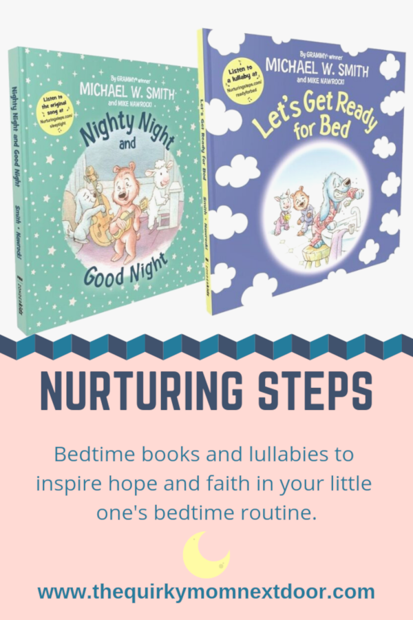 Nurturing Steps is a series for infants and children featuring stories and lullabies that encourage hope and faith.