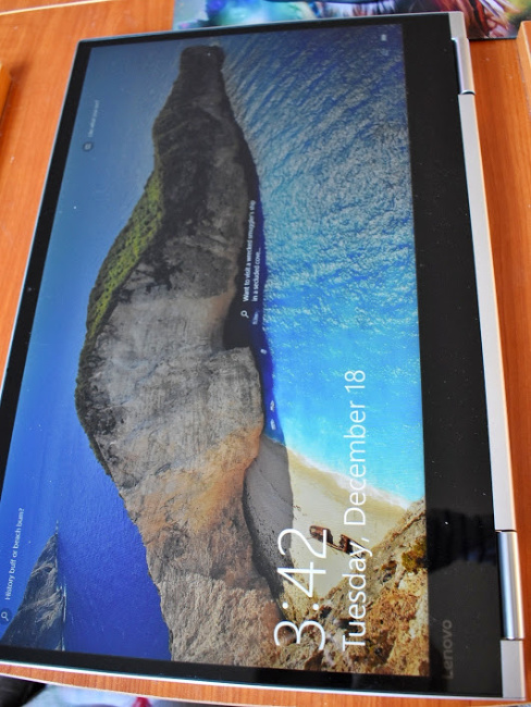 The Lenovo YOGA 730 15-inch is a laptop and tablet in one with a slim design perfect for travel.