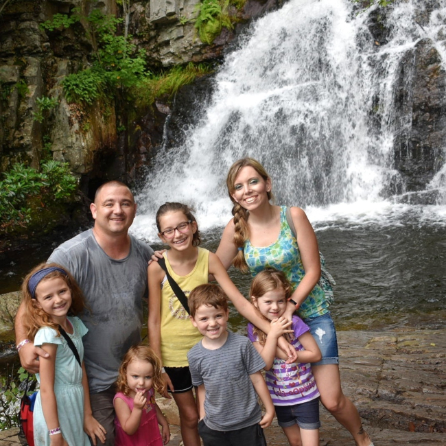 Hawk Falls in the Poconos is the best free activity for the family!