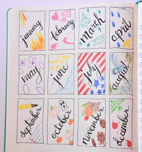 bullet journal themes