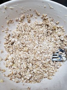 banana oat bites mush