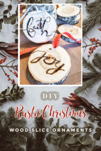 diy wood slice ornaments