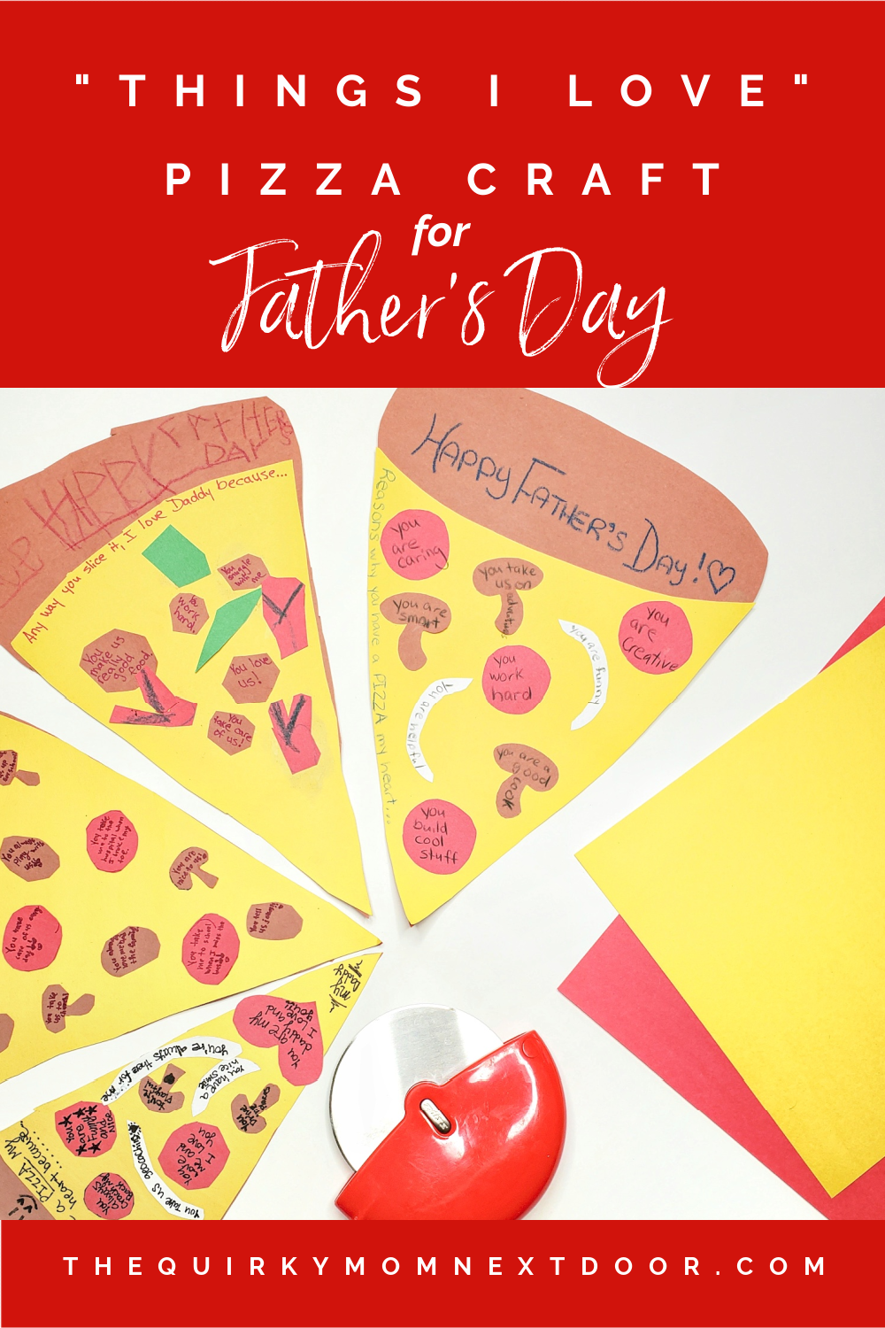 Father's Day craft pizza
